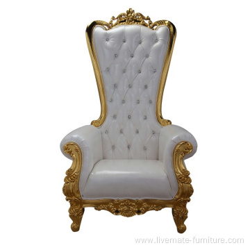 high back cheap carved king throne chair